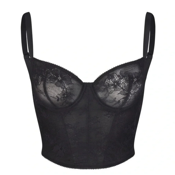 Skims  women’s ultra  fine lace corset - Picture 2 of 8